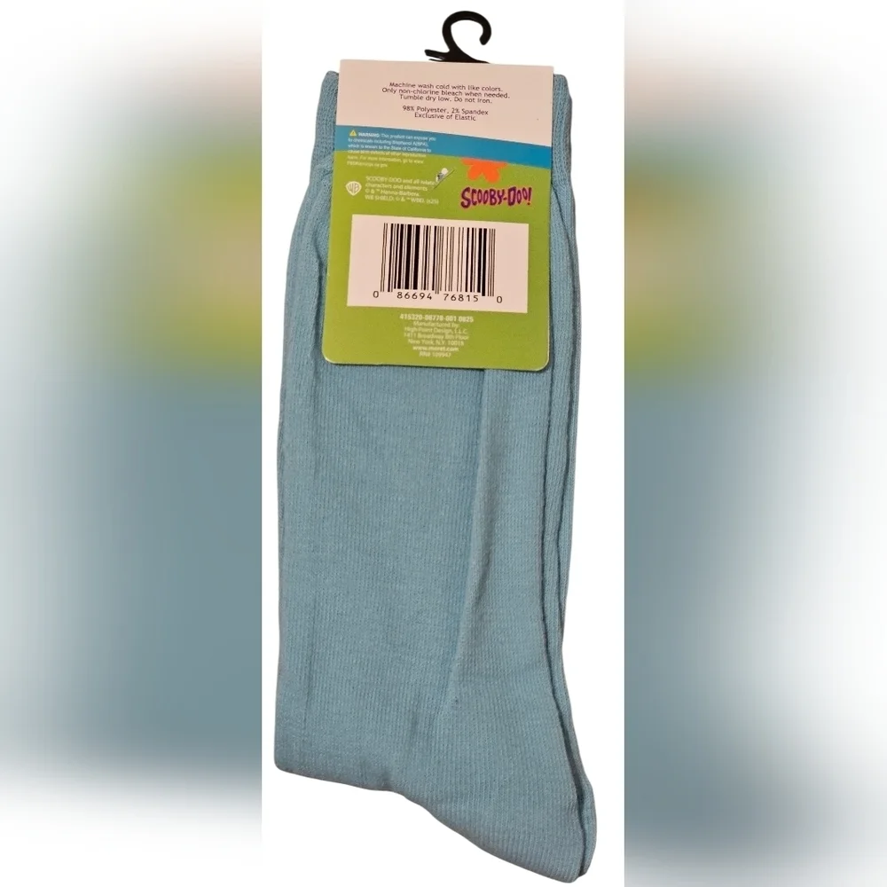 Scooby-Doo! Adult Socks 1 Pair. New!